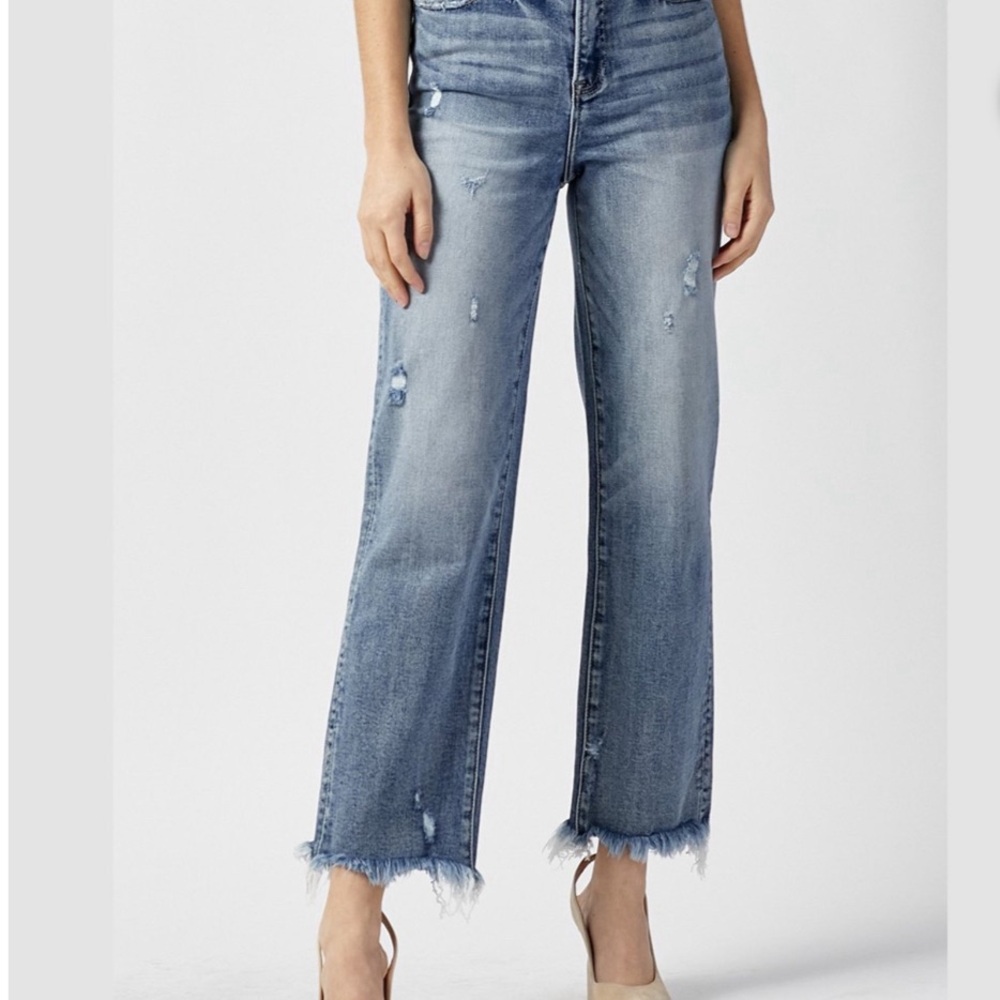 Risen Jeans - High Rise Straight Jeans - RDP5116 NWT